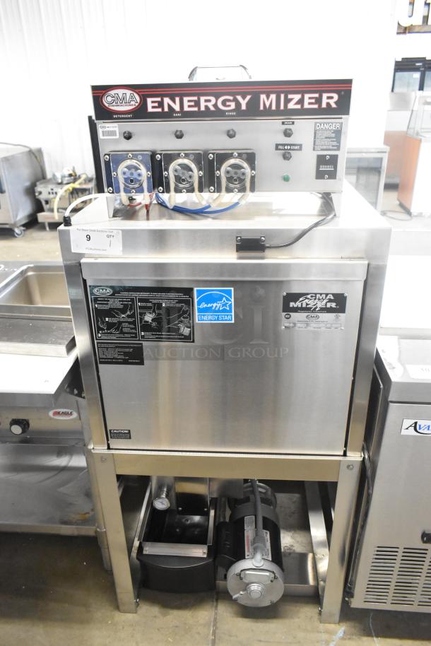 BRAND NEW CMA EST-FL Lo Temp Dishwasher, scratch and dent, stainless steel, 220V, 1 Phase, model EST-FL, Energy Star labeled.
