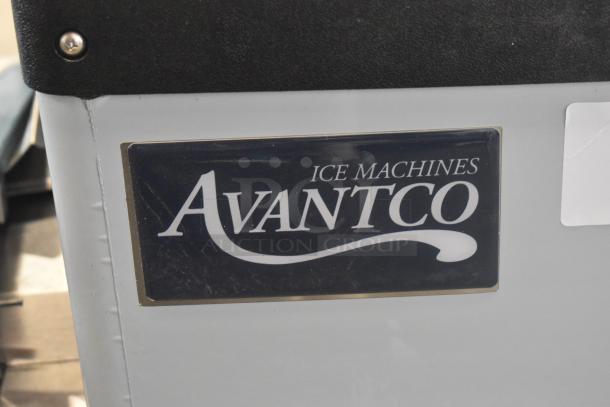 Avantco 194MCH430A ice machine label, stainless steel, 400 lb capacity, 115V, scratch and dent, modular half cube type.