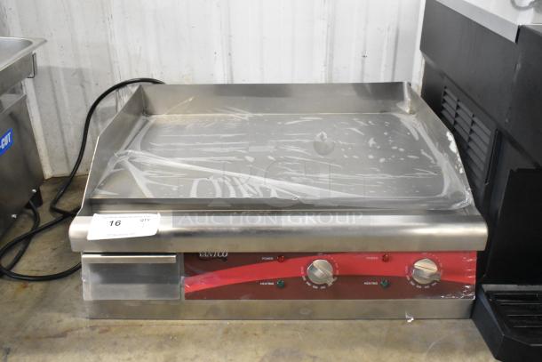 Brand new Avantco 177EG24N stainless steel 24" electric countertop griddle. Scratch and dent condition. 208/240V, 1 phase.