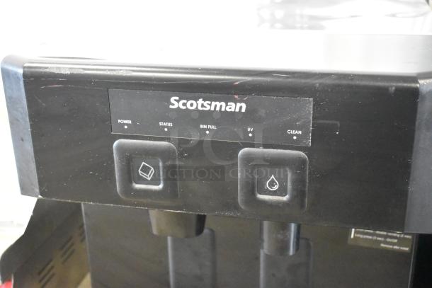 Scotsman HID207ABX-1A Meridian® Ice Machine, new, scratch and dent, push button ice/water dispensing, 7 lb. bin.