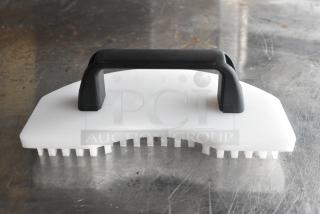 Brand new VCC08/VCD08 Varicut Dice Cleaner with white base and black handle, featuring precision bristles for effective cleaning.