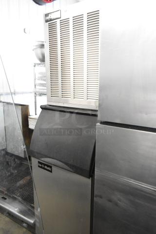 2016 Ice O Matic MFI0500A2 Stainless Steel Commercial Ice Head on Ice O Matic Stainless Steel Commercial Ice Bin. 115 Volts, 1 Phase. - Item #1197008