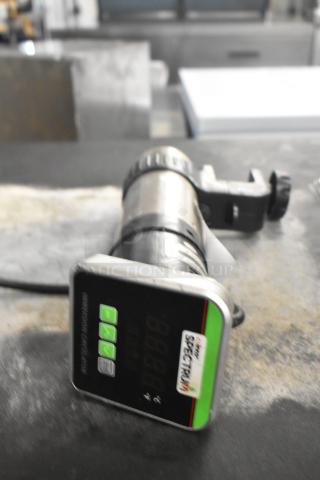 Winco Spectrum ESVI-1 Immersion Circulator, digital display, 120V, 1 Phase, slightly used condition with visible label.