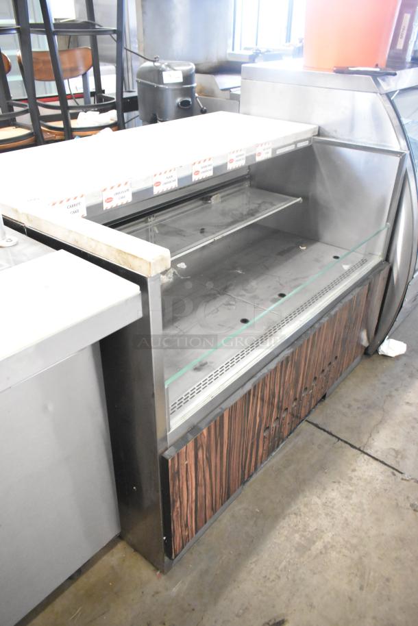 2019 Cooltech CUST-48OFS metal commercial horizontal open merchandiser, featuring metal and glass, 120V, 1 phase.