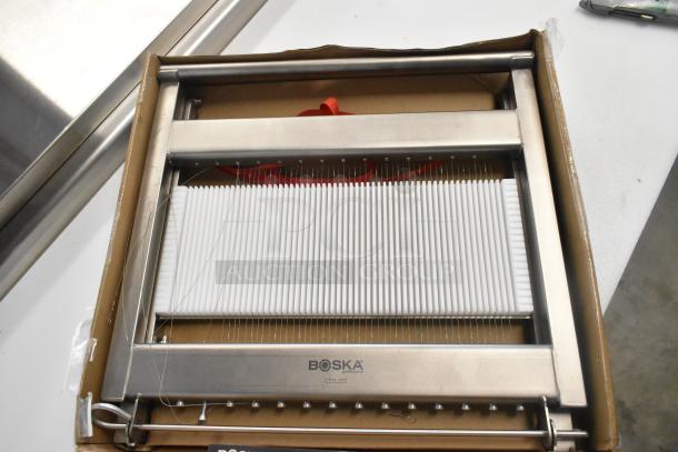 BRAND NEW Boska 520060 Mozzarella Cheese Cutter, stainless steel, slight cosmetic scratches, box included.