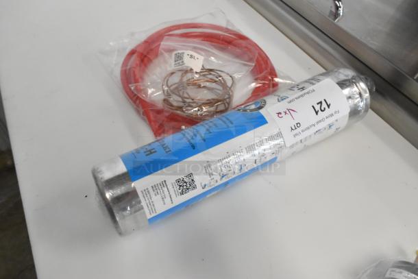 Brand new Hoshizaki 4HC-H water filter cartridge and Catchall C-032 filter drier. Slight cosmetic imperfections.