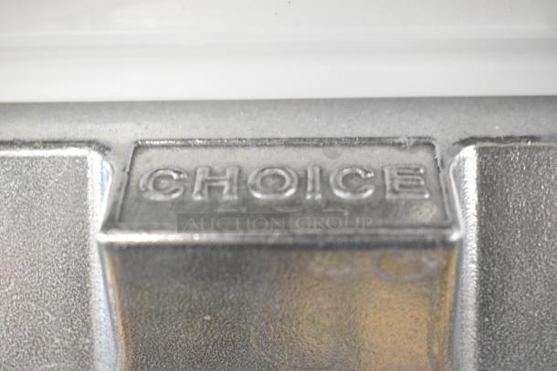 BRAND NEW SCRATCH AND DENT! Choice 4071875TS 3/16" Tomato Slicer, embossed with "CHOICE," minor cosmetic flaws.