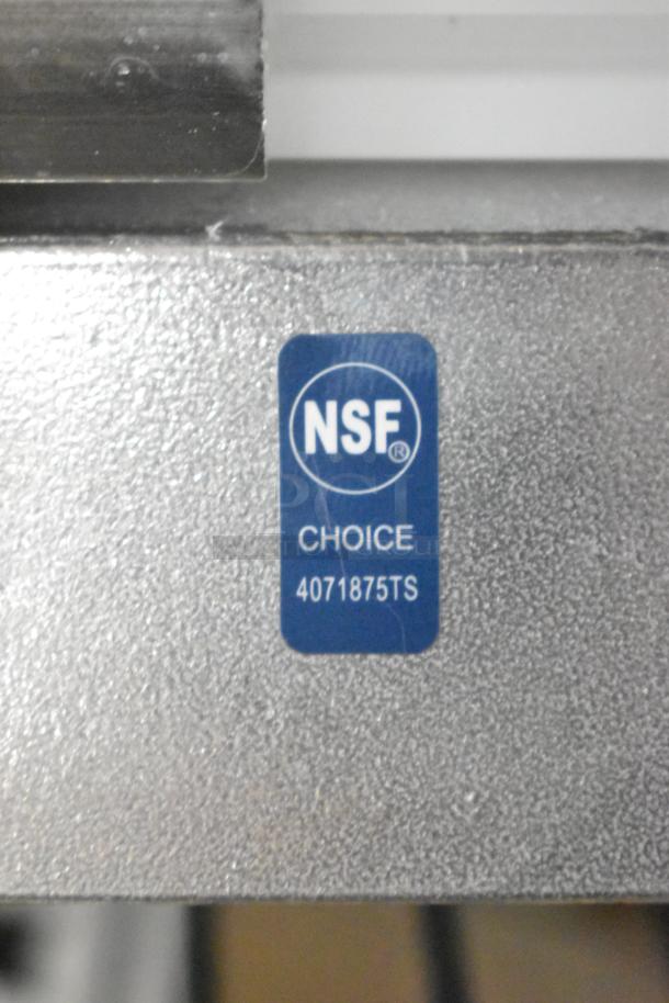 Choice 4071875TS Tomato Slicer, NSF logo, brand new with scratches and dents, 3/16" slice thickness.