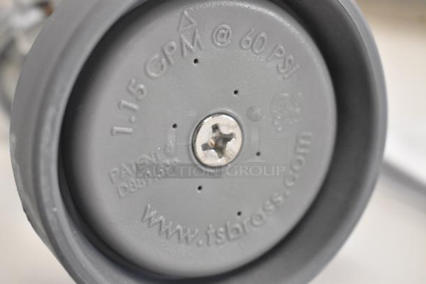 Brand new Choice T&S spray nozzle, labeled 1.15 GPM @ 60 PSI, www.tsbrass.com, Patent D889.559.