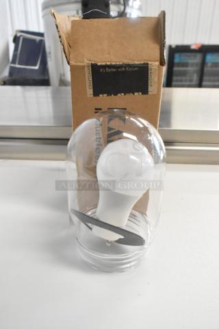 Brand new Kason® 11806LEDGU24KT LED lamp kit, minor scratches. Includes bulb and clear protective cover in original box.