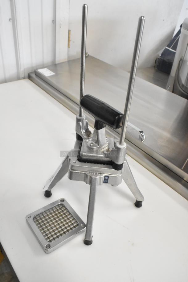 Brand new Choice 40750D vegetable dicer, 1/2" cut, scratch and dent condition, sturdy metal, NSF certified.