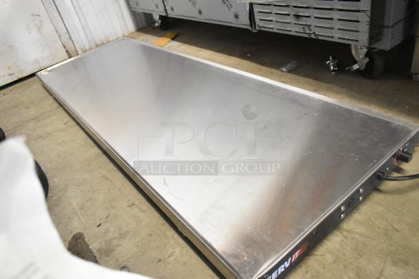 BRAND NEW SCRATCH AND DENT! 2024 ServIt 423HSW2060 60" Stainless Steel Heated Shelf Warmer. 120 Volts, 1 Phase.