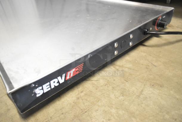 BRAND NEW SCRATCH AND DENT 2024 ServIt 423HSW2060 60" stainless steel heated shelf warmer, 120V, 1 phase.
