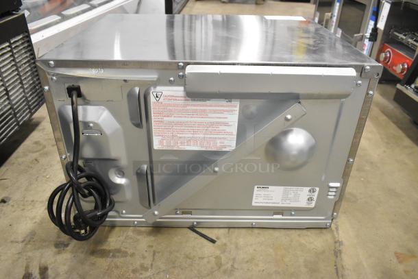 BRAND NEW SCRATCH AND DENT 2025 Solwave SWA21T commercial microwave. Stainless steel, push button controls, 208/240V, 1 Phase.