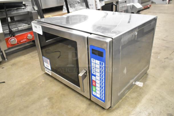 Brand new Solwave SWA21T stainless steel commercial microwave, push button controls, 208/240V, scratch and dent condition.