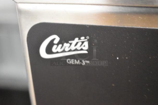 Brand new Curtis GEM-3 1.5 Gallon Satellite Coffee Server; scratch and dent; labeled as Curtis GEM-3.