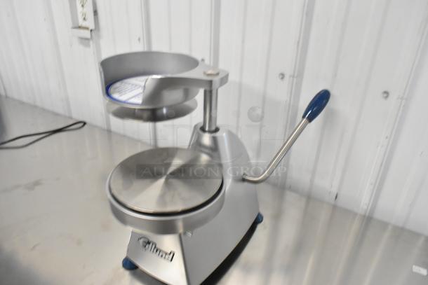Brand new Edlund EBP-700 2024 hamburger patty press, 1 lb capacity, 7" size, scratch and dent, stainless steel.