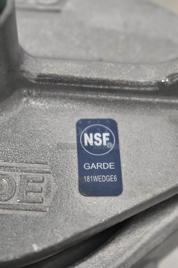 BRAND NEW Garde 181WEDGE6 fruit/vegetable wedge cutter with NSF label, 6-section, minor cosmetic defects.