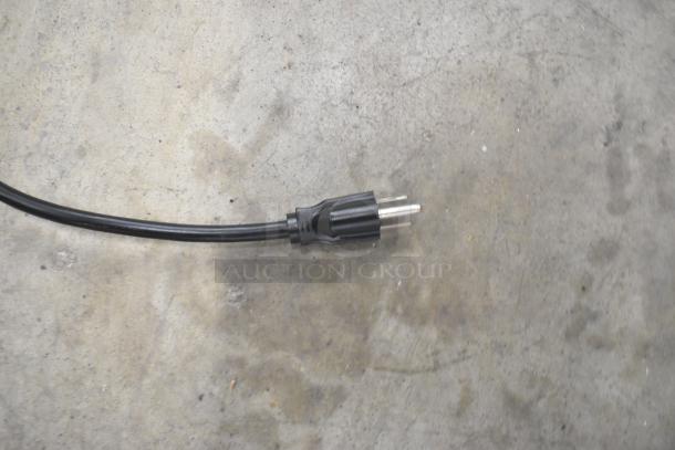 Power cord for a Panasonic NE-1054F stainless steel commercial microwave oven. 120 volts, 1 phase.