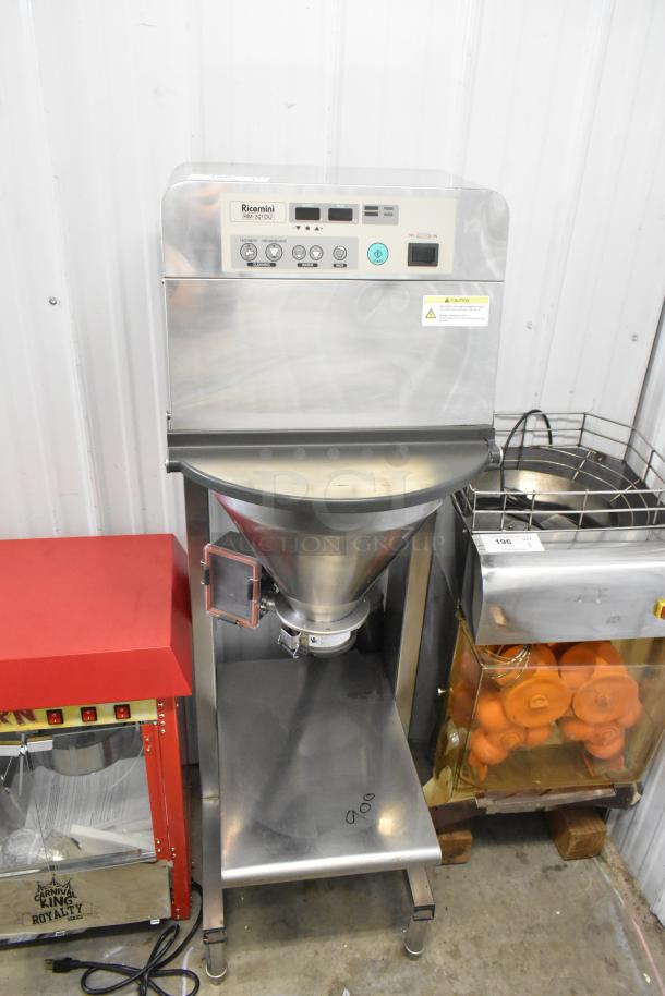 Ricemini RM-301DU stainless steel commercial rice washing machine, floor style, 115 volts, 1 phase, excellent condition.