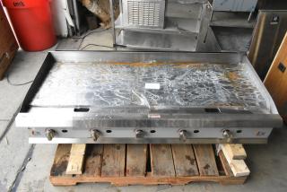 BRAND NEW 2023 Cooking Performance Group 60" Gas Griddle, Model 351GMCPG60NL, 150,000 BTU, stainless steel, scratch and dent.