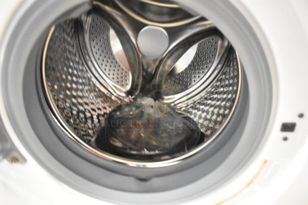 KoolMore FLC-3CWH 2.7 cu. ft. washer dryer drum view; brand new, scratch and dent condition.