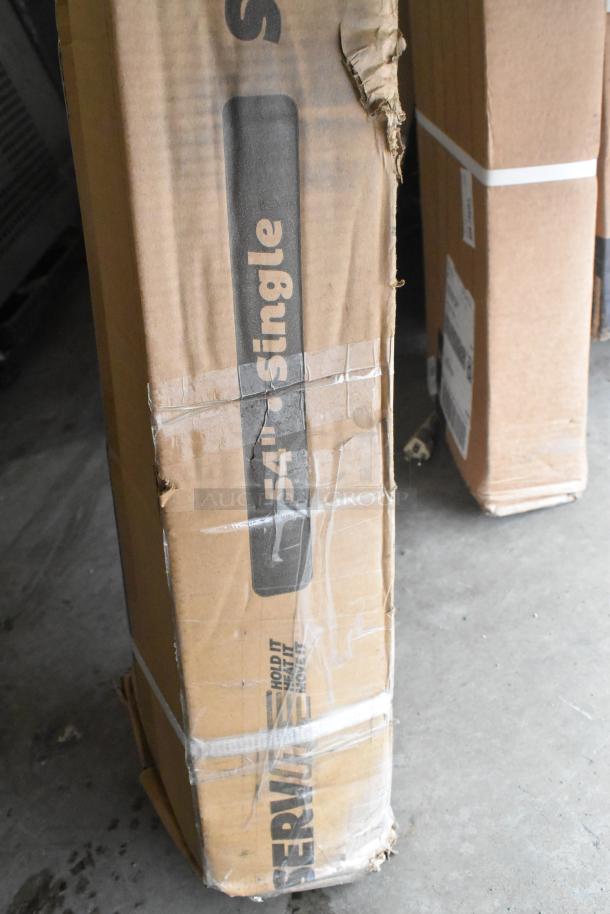 BRAND NEW SCRATCH AND DENT! ServIt 423SW54INCPA 54" Strip Warmer, single adjustable control, 120V, 1 phase. Box damaged.