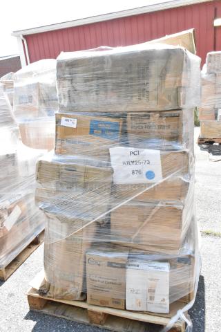 20 BRAND NEW SCRATCH AND DENT! Items Including Lids, To Go Containers, Coffee Bags, Food Trays, Towels. See Description for Details. 20 Times Your Bid! - Item #1198257