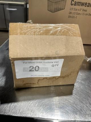 New Luminarc by Arcoroc tempered glass dessert plate, set of 20 in original packaging. Durable and ideal for commercial use.