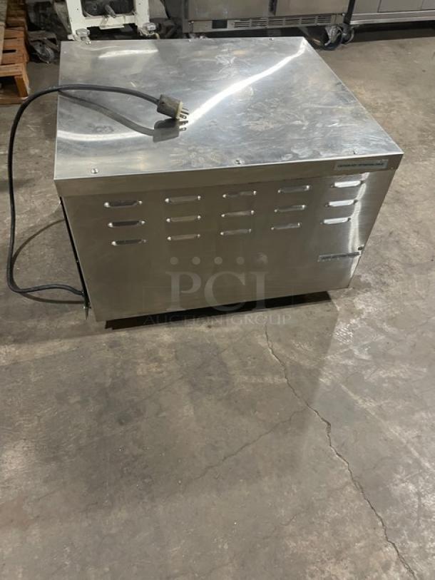 Asber AEPOE26 commercial stainless steel countertop pizza deck oven with ceramic stone, electric, 220-240V 1 phase.