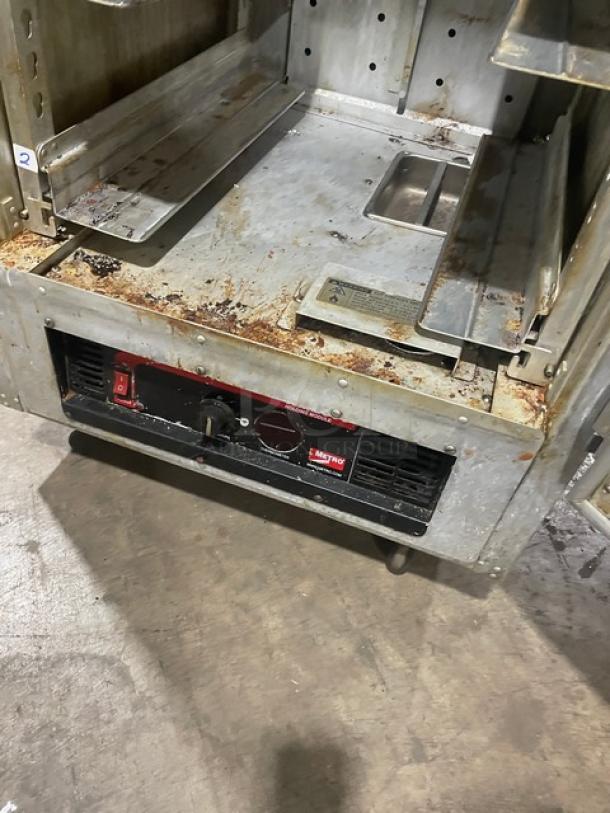 Metro Flavor Hold Series insulated mobile heated holding/proofing cabinet, Model C199-H(1)N, with pan slides and casters, 120V.