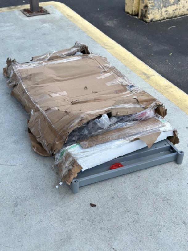 Lavex Pro Heavy-Duty Steel Platform Truck, 30"x60", 2,500 lb capacity, new with damaged packaging. Model 600PFT3060HD.