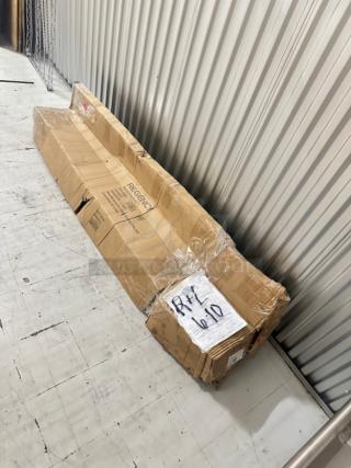 Regency 72" stainless steel pot rack in original packaging, model 600SW72, brand new with scratch and dent condition.