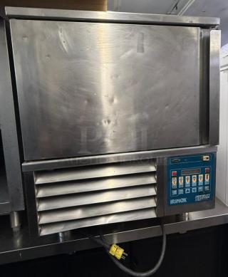 IRINOX M51-20 blast chiller with stainless steel body and digital control panel. Good condition with visible wear.