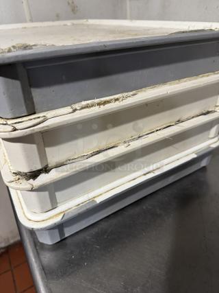 Dough Pans with Lids, 4 x Bid - Item #1198393