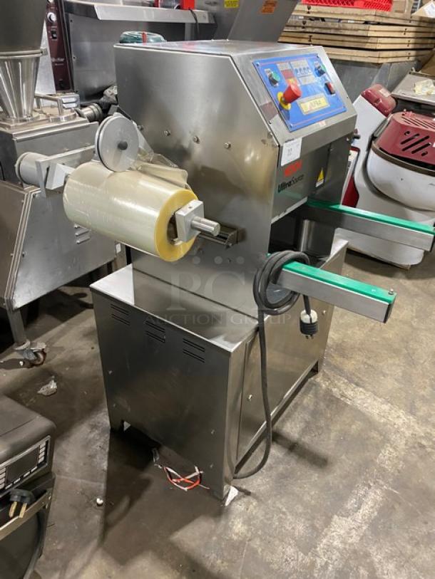 Ilpra Koch UltraSource 400VG vacuum tray sealer, stainless steel, semi-automatic, 220V, on legs, serial FP7597.
