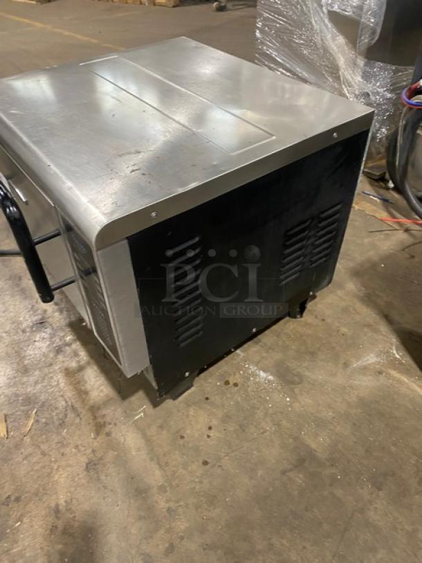TurboChef NGCD6 stainless steel rapid cook oven, electric, countertop model, digital touch controls, on legs, 208/240V.