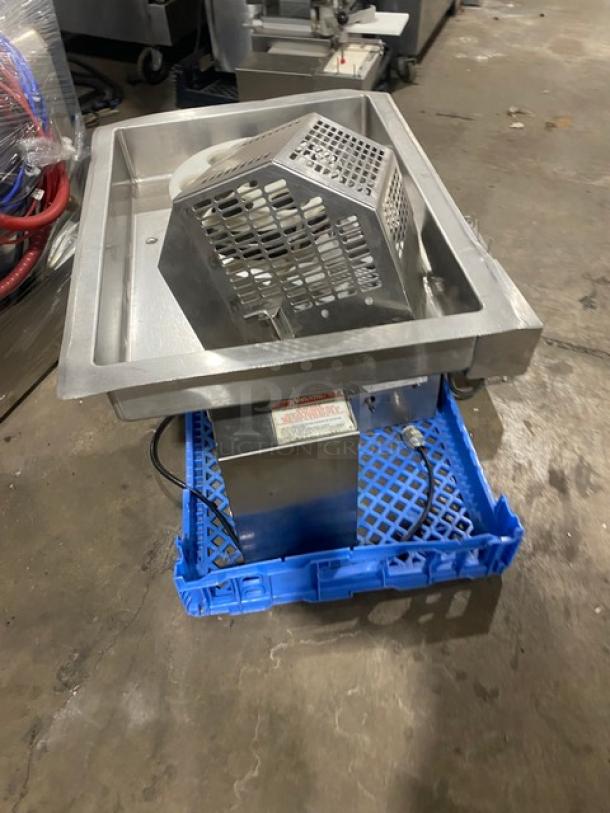 Patty-O-Matic 300A commercial stainless steel patty forming machine, countertop model, 75 lb capacity, electric, SN: 2817.
