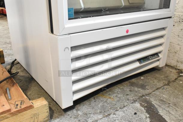 Brand new 2021 True TSCI-600R-G-PH commercial cooler, single glass door, metal, with poly-coated racks, 115V, 1 phase.