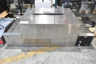 BRAND NEW Vollrath JPO18 ventless countertop conveyor oven, 68", 18" belt, 208V, left-to-right operation, minor scratches.