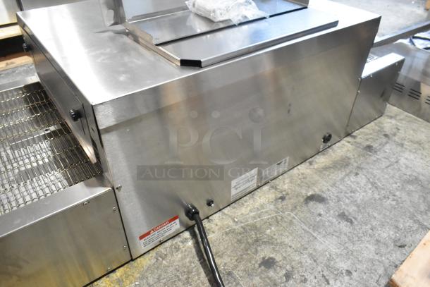 BRAND NEW Vollrath JPO18 ventless countertop conveyor oven, 68" wide, 18" belt, left to right operation, 208V, 1 phase.