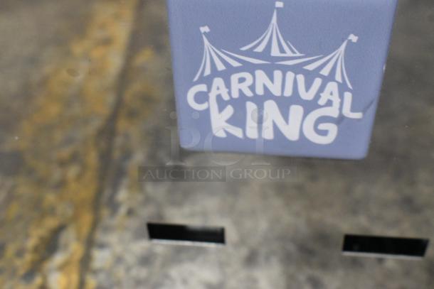 Carnival King 382SM2 beverage machine, missing hopper and lids, 115V, visible brand logo, basic model for granitas.