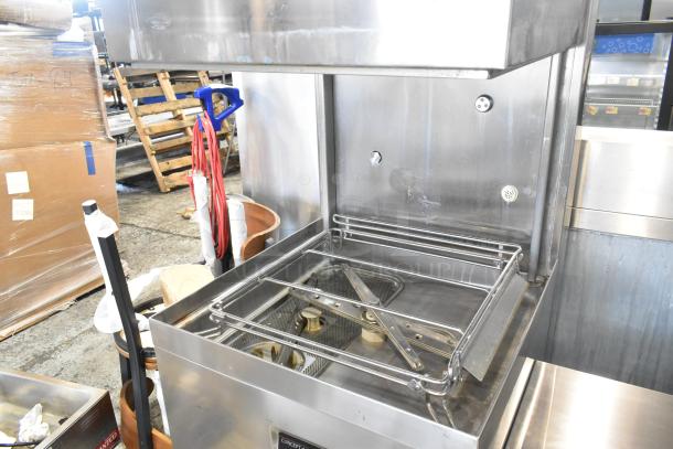 2016 Fagor COP-174W stainless steel commercial dishwasher, pass-through, 208-240V, 3 phase, clean well-maintained interior.