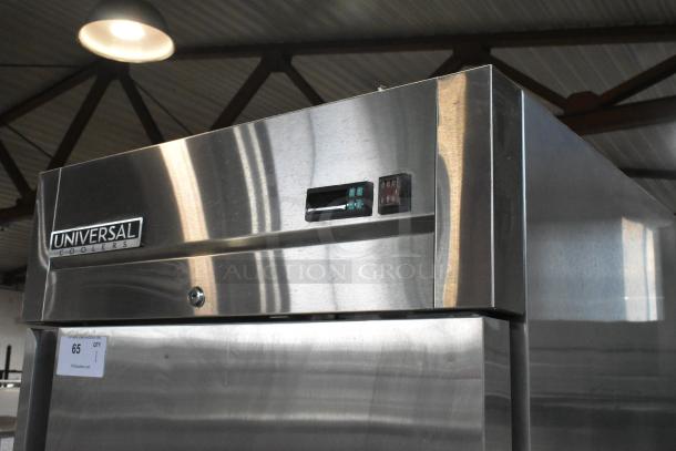2022 Universal Coolers RIFI-30 Stainless Steel Single Door Reach-In Freezer. Features digital controls, 115 Volts.