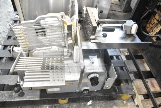 Bizerba A330 Stainless Steel Commercial Countertop Meat Slicer Stacker. 115 Volts, 1 Phase. - Item #1197795