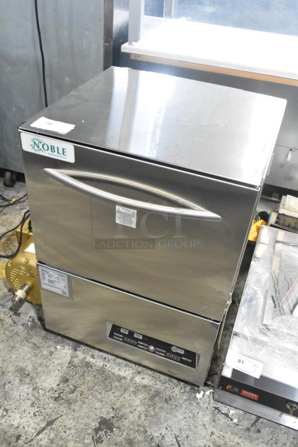 Brand new 2024 Noble Wareforce UH30-FND stainless steel commercial dishwasher. Hi-temp, undercounter, 208/230V, 1 phase.