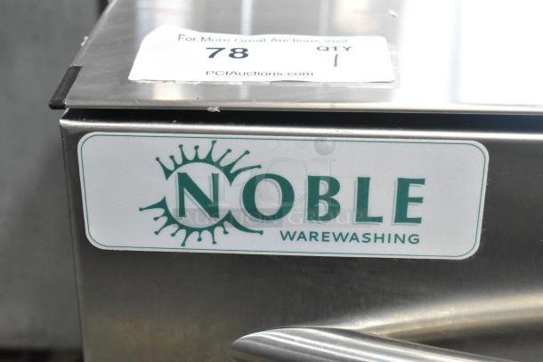 BRAND NEW 2024 Noble Wareforce UH30-FND Stainless Steel Commercial Dishwasher. High-temperature, undercounter, 208/230V, 1 Phase. Minor scratch and dent.