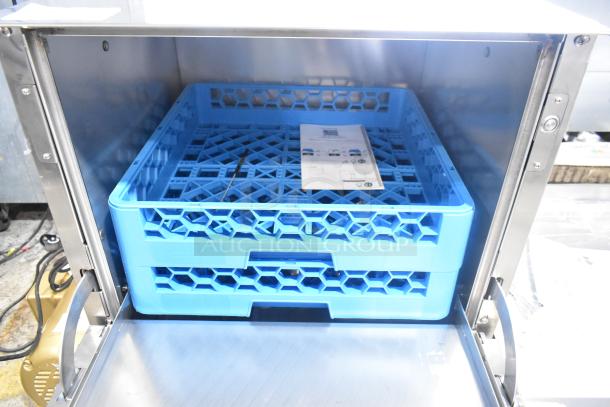 Brand new 2024 Noble Wareforce UH30-FND undercounter dishwasher, stainless steel, high temp, scratch and dent condition.