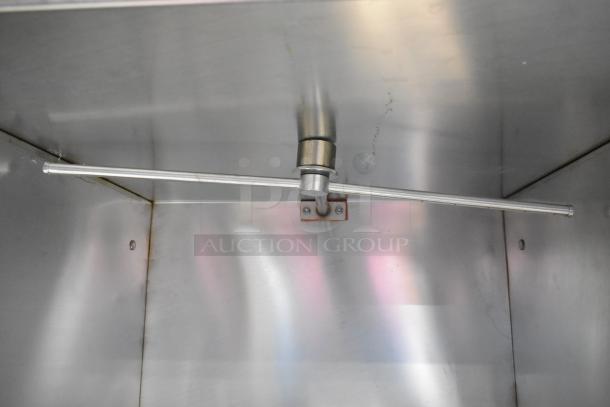 Noble Wareforce UH30-FND stainless steel interior, high-temp undercounter dishwasher, 2024 model, new with scratches.