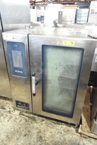 2018 Alto Shaam CTP10-10E stainless steel commercial combi convection oven, electric, 208-240V, 3-phase, used condition.